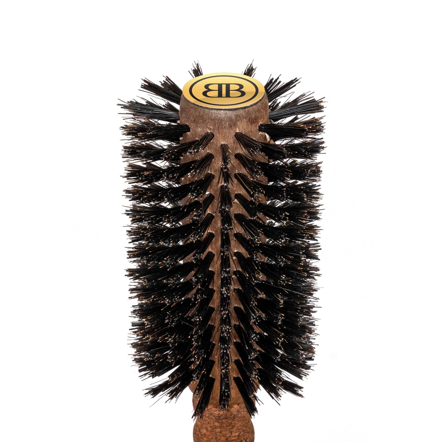 Brosse ronde moyenne en poils de sanglier