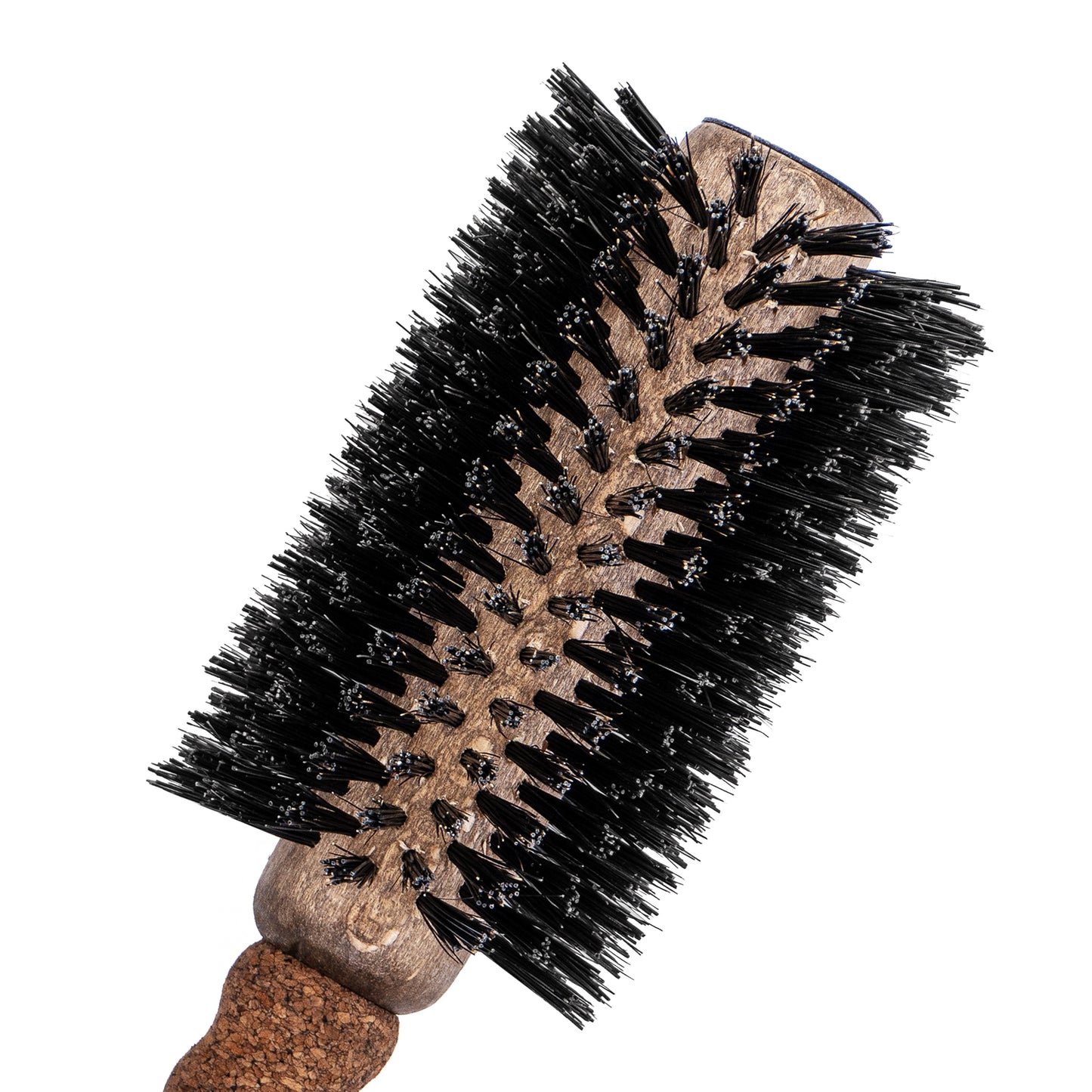 Brosse ronde moyenne en poils de sanglier