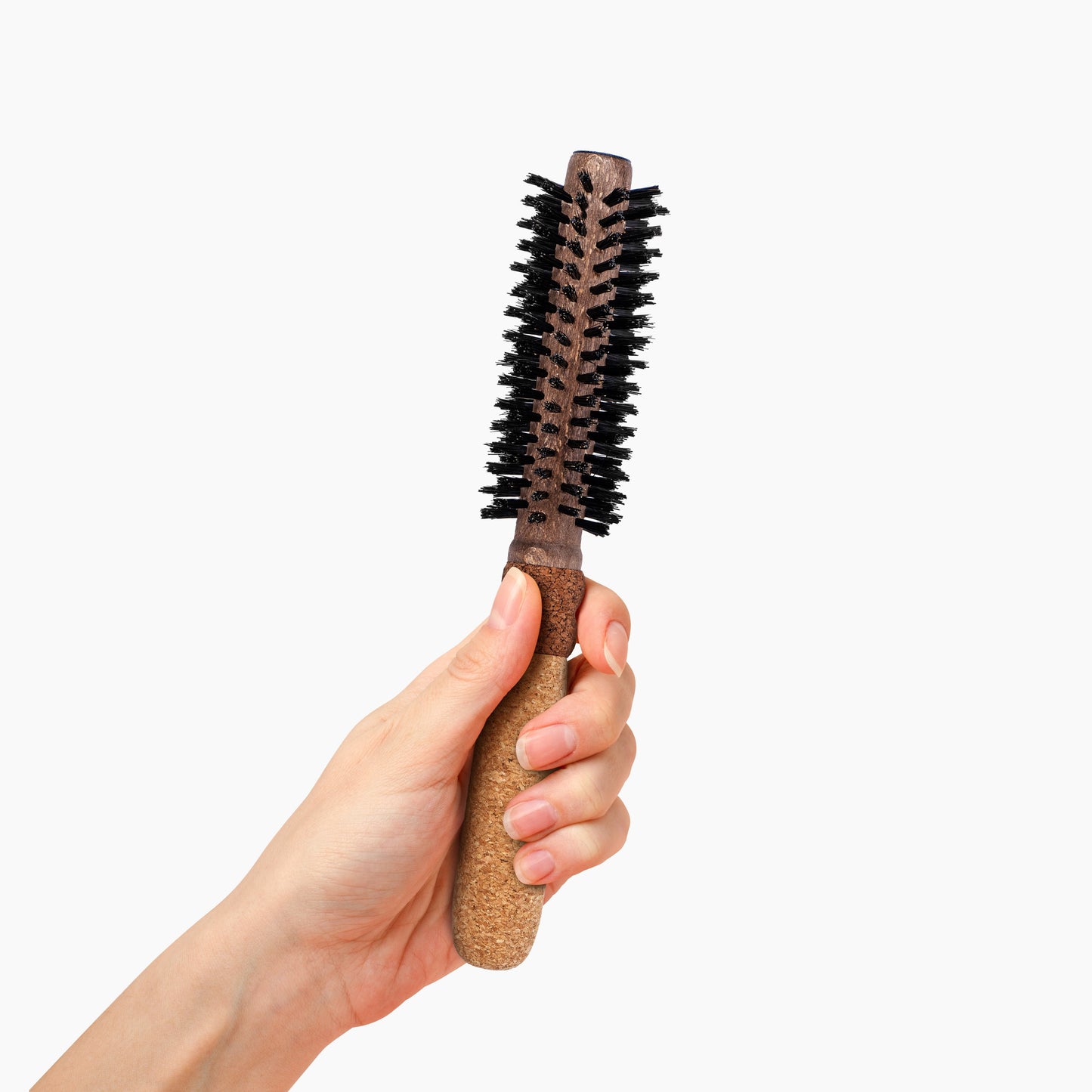 Brosse ronde moyenne en poils de sanglier