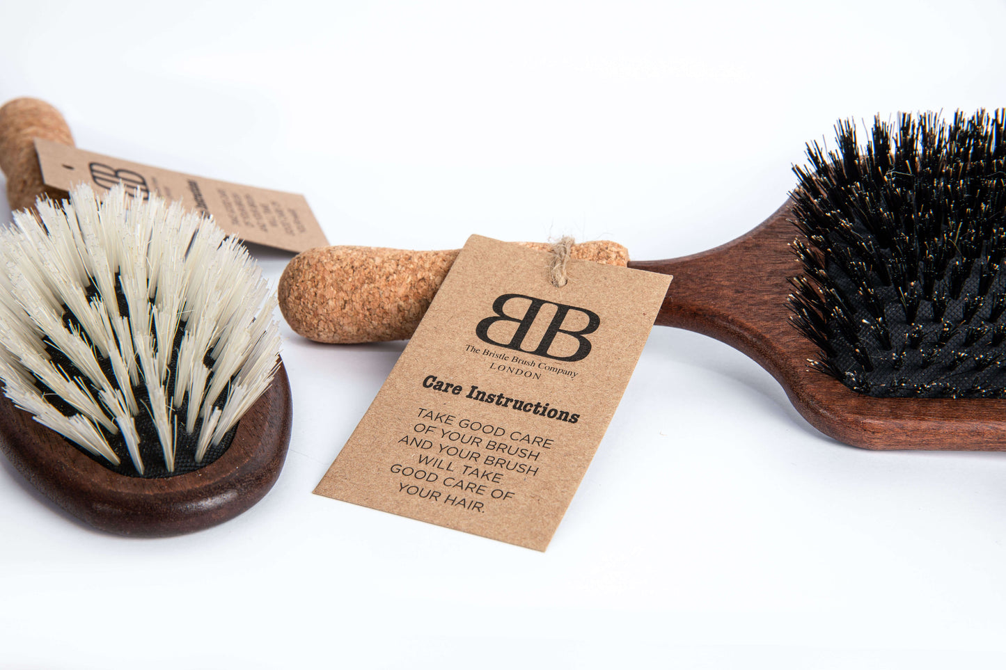 Brosse à palette carrée en bois