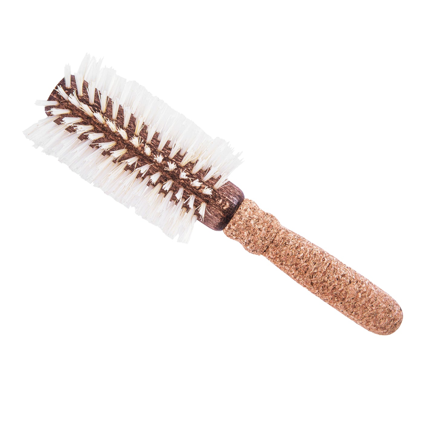 Grande brosse ronde en poils de sanglier Blonde